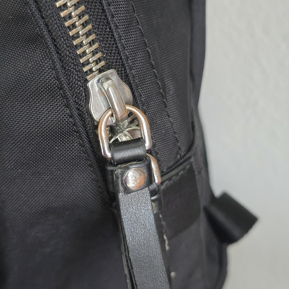 $2000 MARC JACOBS Backpack Rucksack Black White Women Large Nylon Authentic - Picture 9 of 16